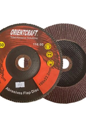 Kit Com 10 Unidades Disco De Lixa Flap 4.1/2 Pol. Grão 40 Cor Vermelho Para Esmerilhadeiras Lixadeira The Black Tools